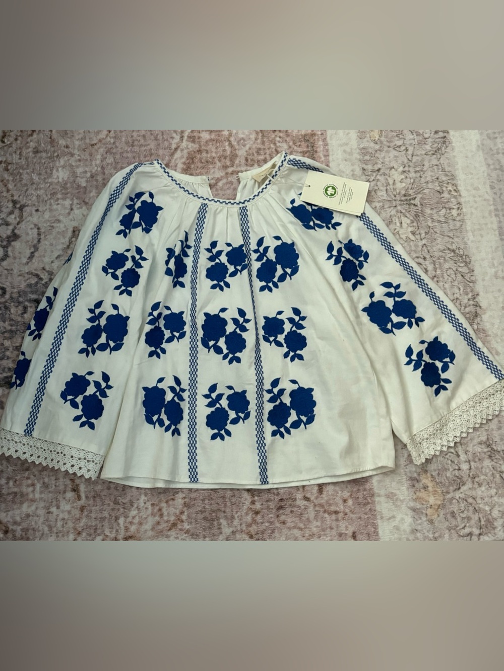 Sezane Rina Blouse Blue